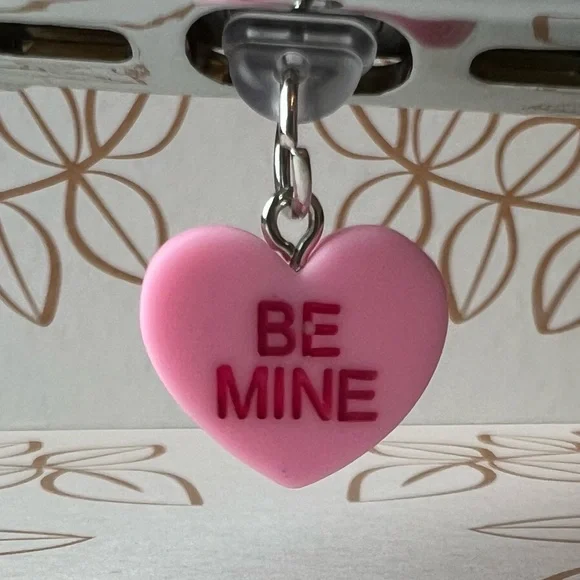 Candy Heart Phone Dust Plug / Phone Charm -  C Port - Picture 5 of 6